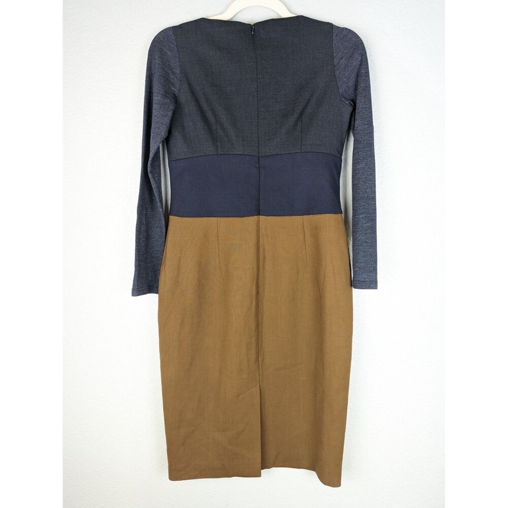 MaxMara Gray and Brown Mini Dress - Picture 8 of 15